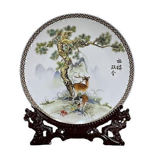 Decorative Trays-Blessings-Double Happiness & Wealth Plate