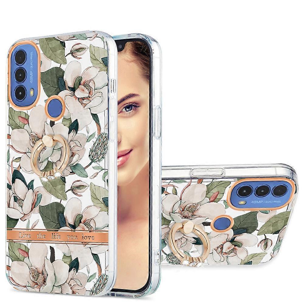 Flowers TPU Case For Motorola Moto E20 / E30 / E40