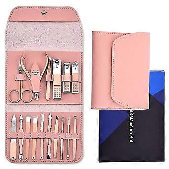 Manikyyrisarja Nail Clippers Pedikyyri Sarja - 16 osaa ammattimainen manikyyri