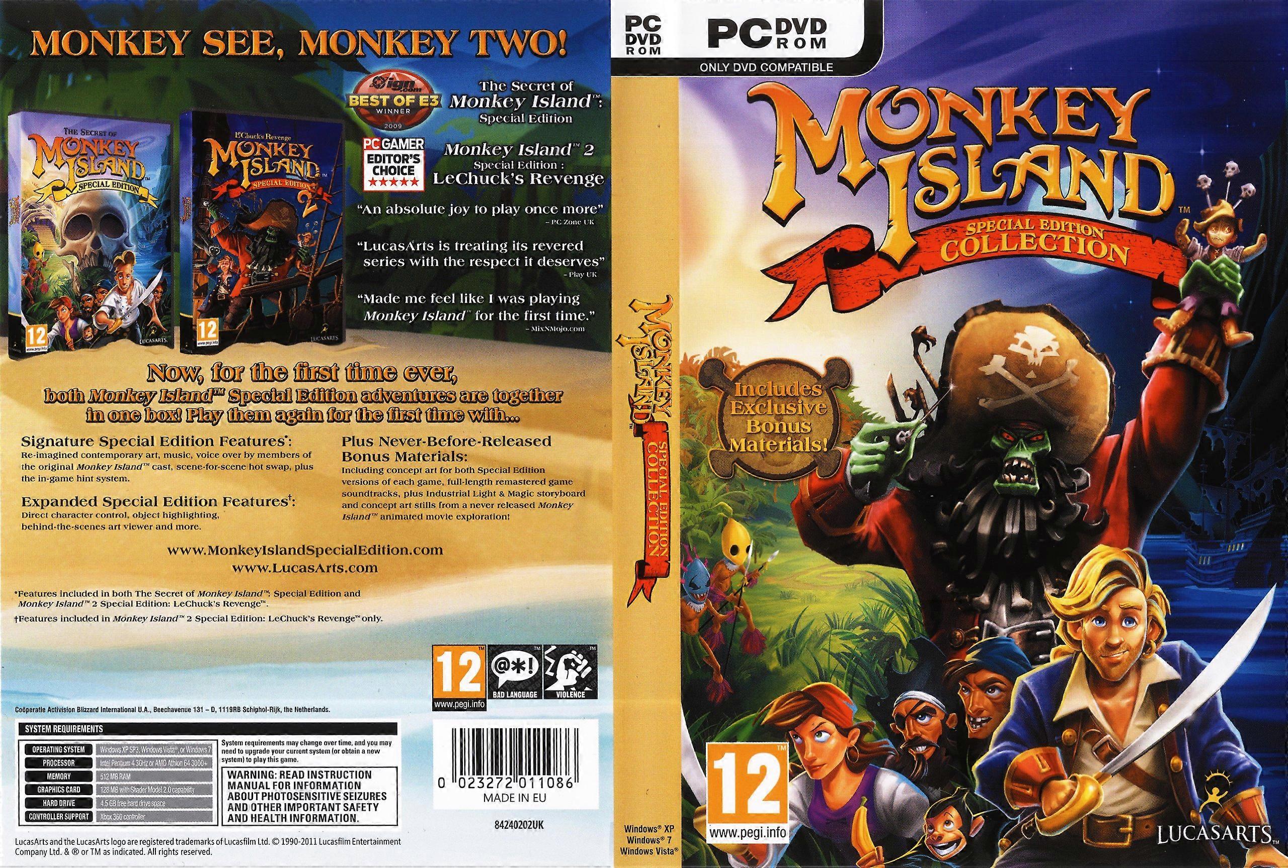 Monkey Island Special Edition - Collection (PC DVD) - New & Sealed
