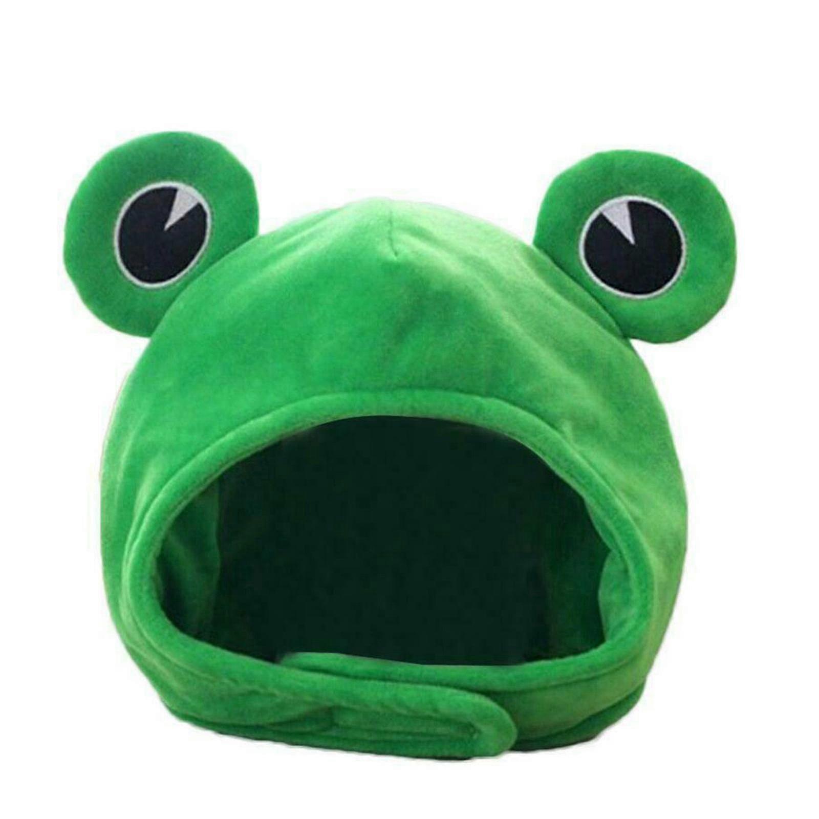 Adorable Plush -frog Hat Costume Up Hat