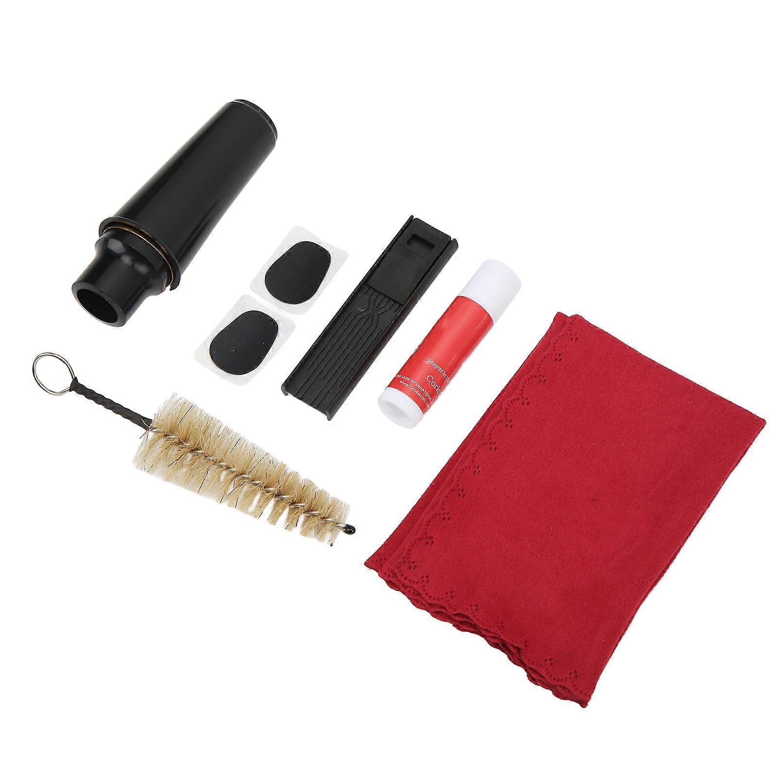 Alto Saxophone Mouthpiece Kit with Tooth Pad and Brush for Standard Saxophones