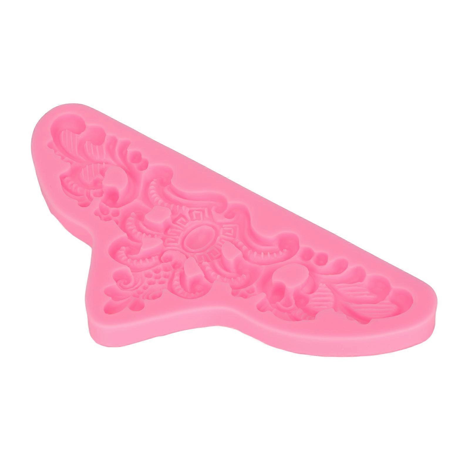 Silicone Molds for DIY Cakes with Embossed Pattern Heat Resistant Flexible Odorless Scroll Border