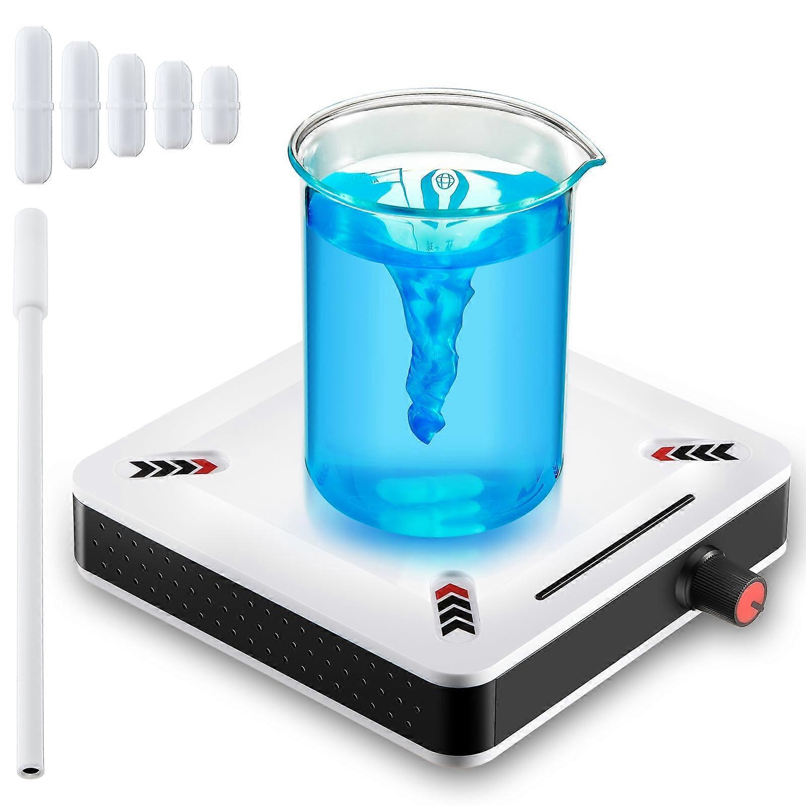6.5inch Magnetic Stirrer 2800rpm, Magnetic Plate with Stir Bar/Retriever, Max Stir Capacity 3000ml