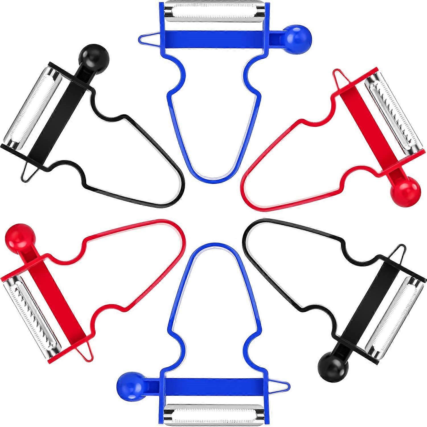 6 Pcs Vegetable Peeler Multi-Functional Julienne Peeler Home Kitchen