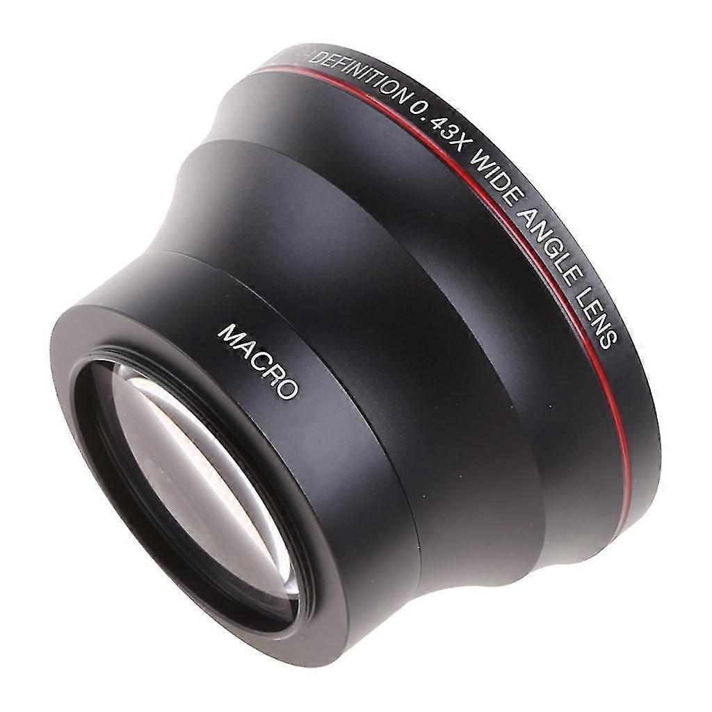 49mm/52mm/55mm/58mm 0.43x Professional Super Wide Angle Lens With Macro Portion