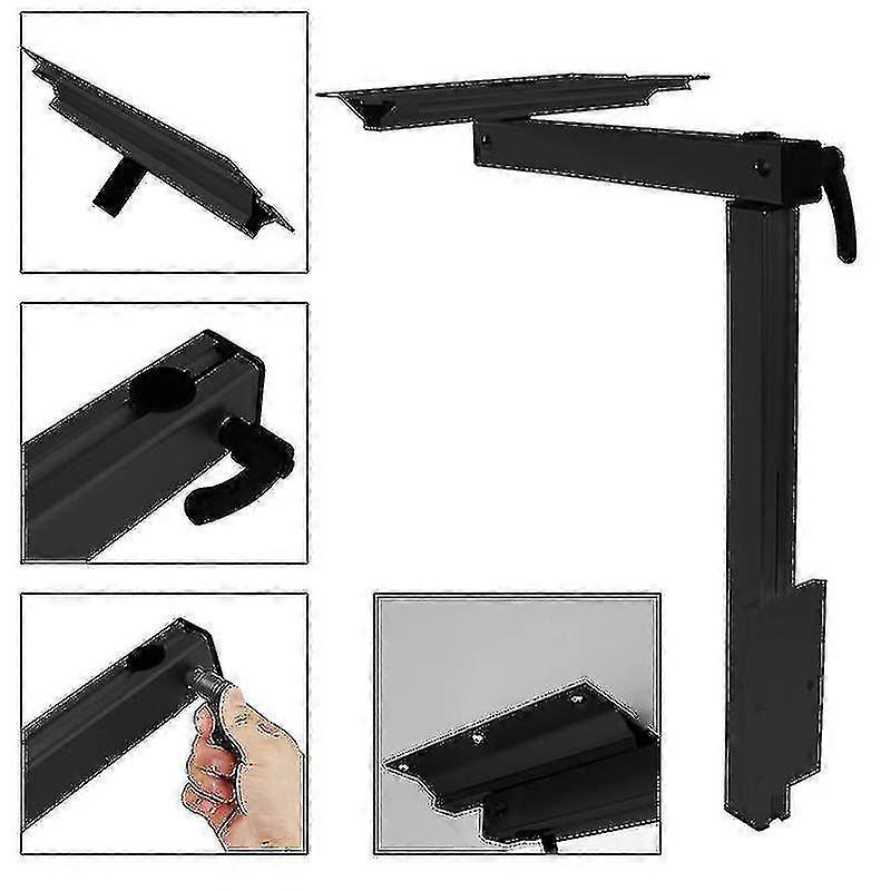 RVアルミ合金のテーブル脚の調節可能な回転式の折る家具の足はねじが付いているキャラバンハードウェアのキャンピングカーの付属品に適用されます