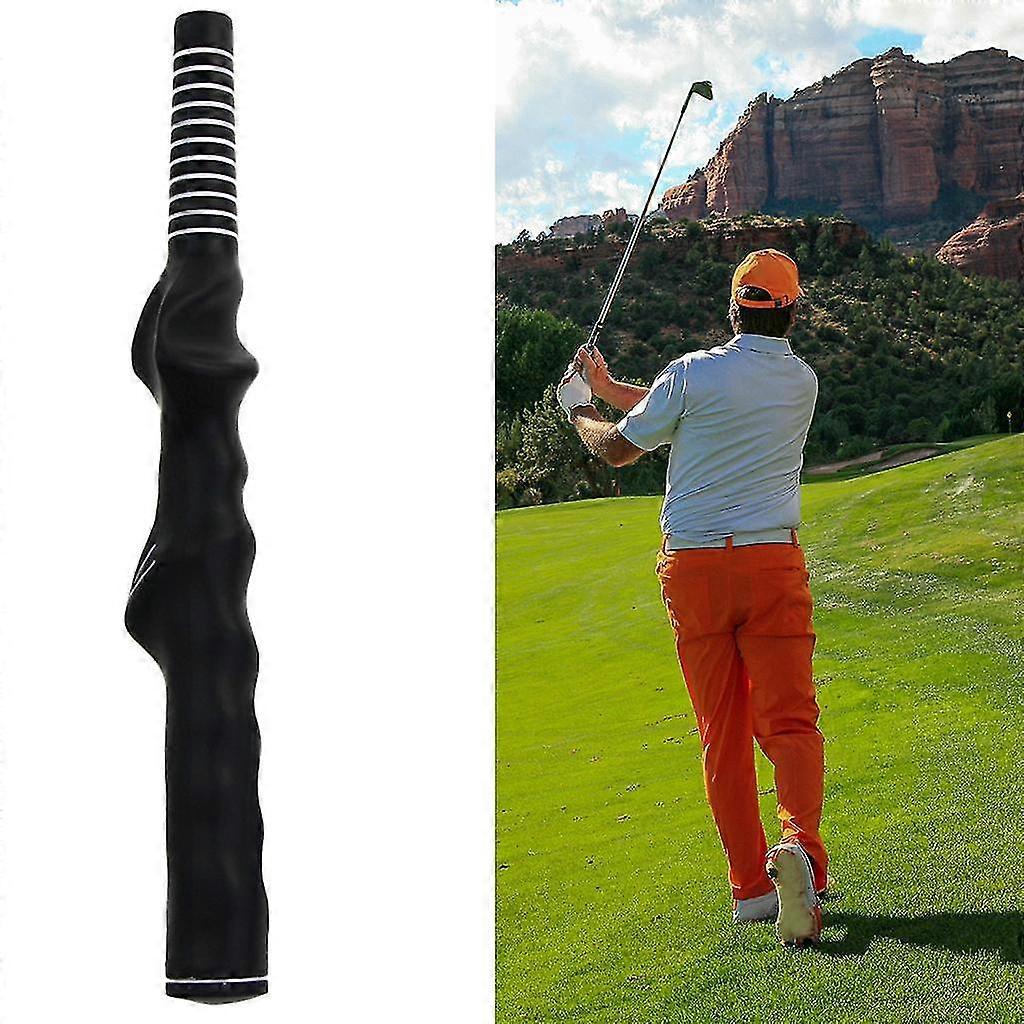 Golf Grip Hand Position Corrector Guide Training Aid Black 14.73mm Left-YuJia