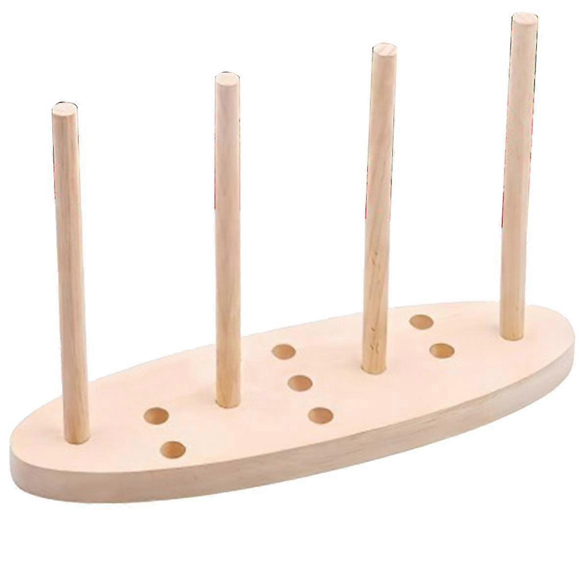 Bow Making Tool of Ribbon Multipurpose Hardwood Ribbon Wreath Maker Double Sided Wooden Ribbon Make