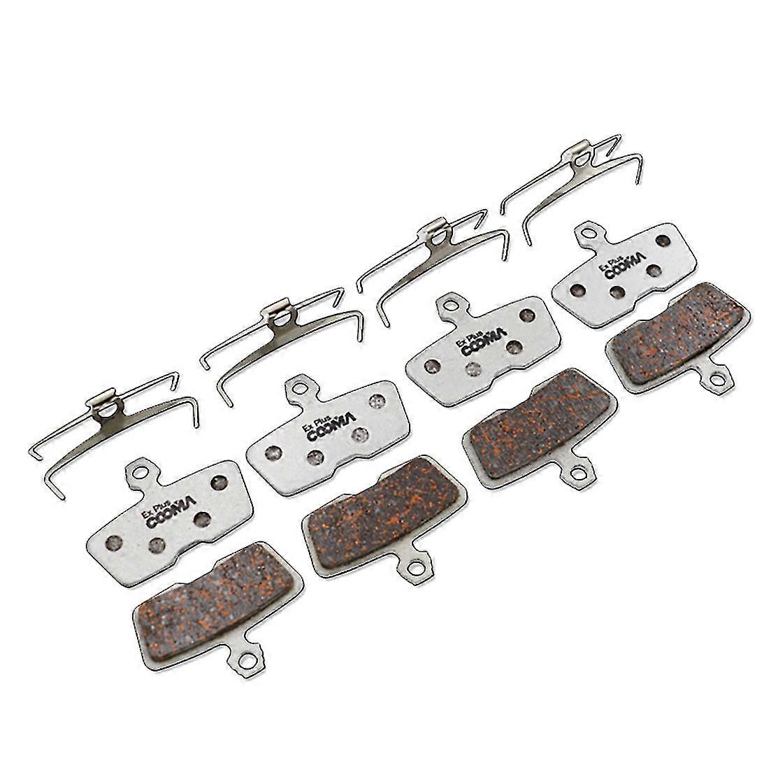 4 paires de plaquettes de frein à disque de vélo Ex Plus pour frein à disque AVID SRAM Code 2011 + Code R Guide RE, Alu-All