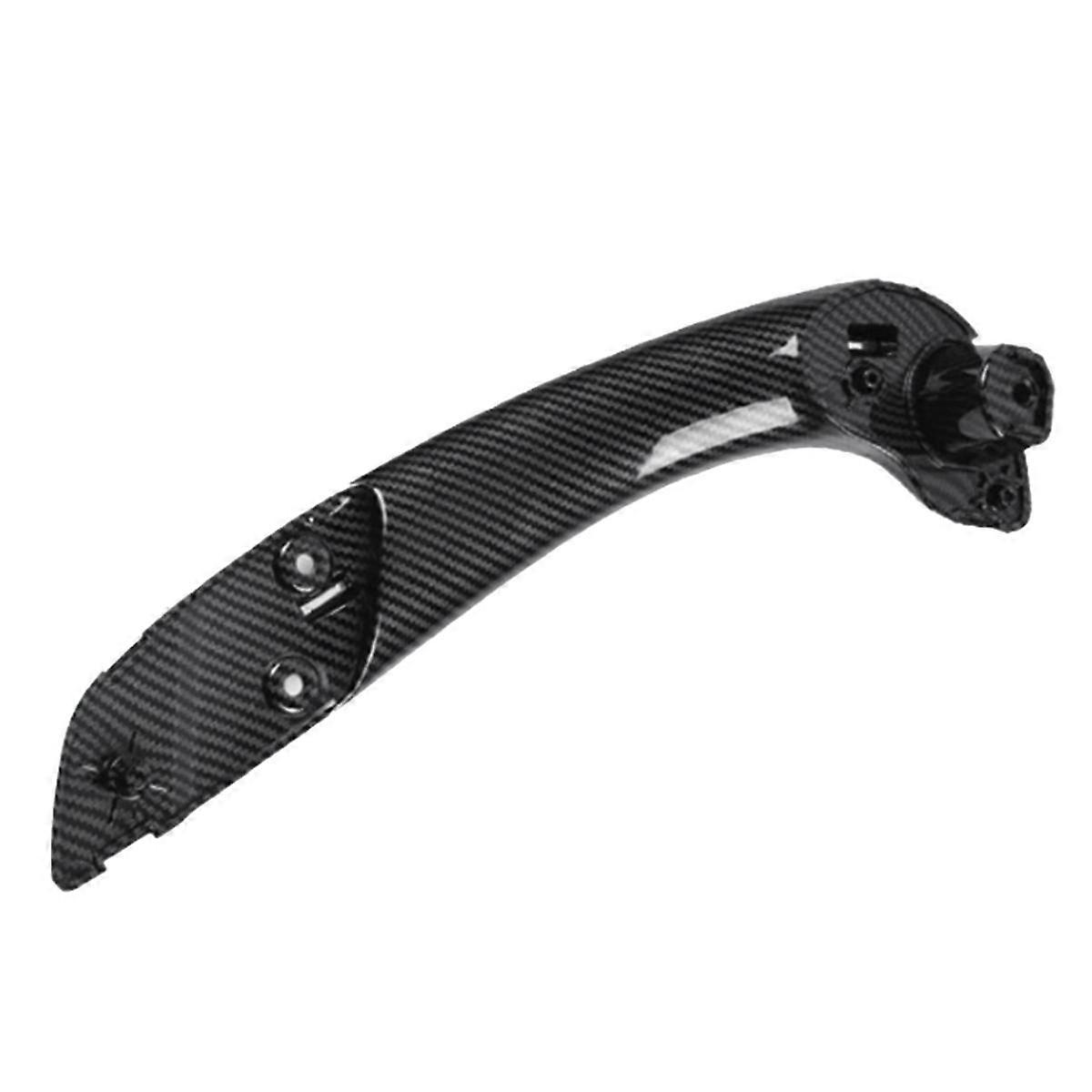 Car Front Left Inner Door Handle for 3 2008-2016 Door Armrest Inner Side Bracket Carbon Fiber Patte
