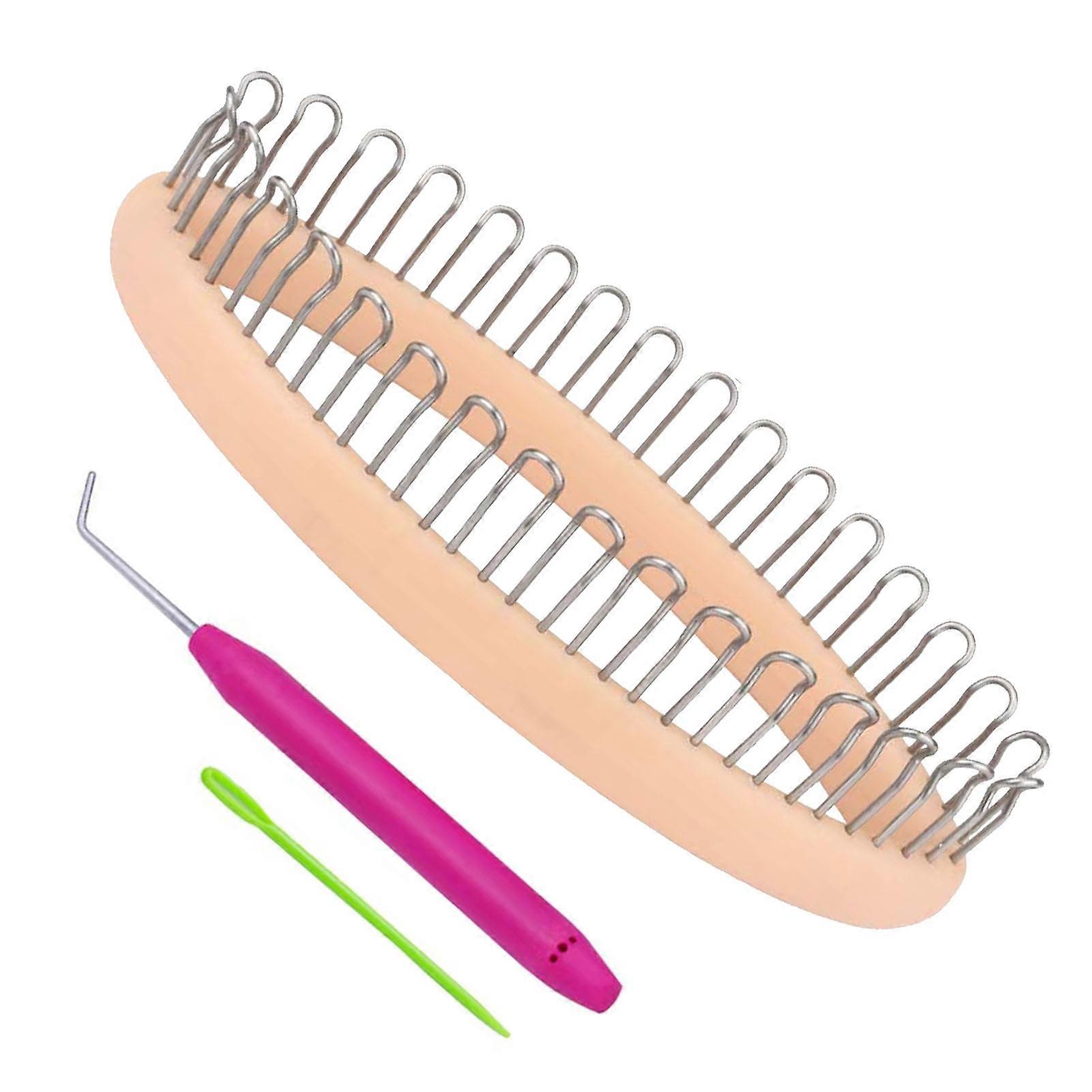 Small KnittingDIY Handmade Scarf Sock Hat Suture Knitter Knitting Wool Yarn Weaving Tool Machine Sewing Tools