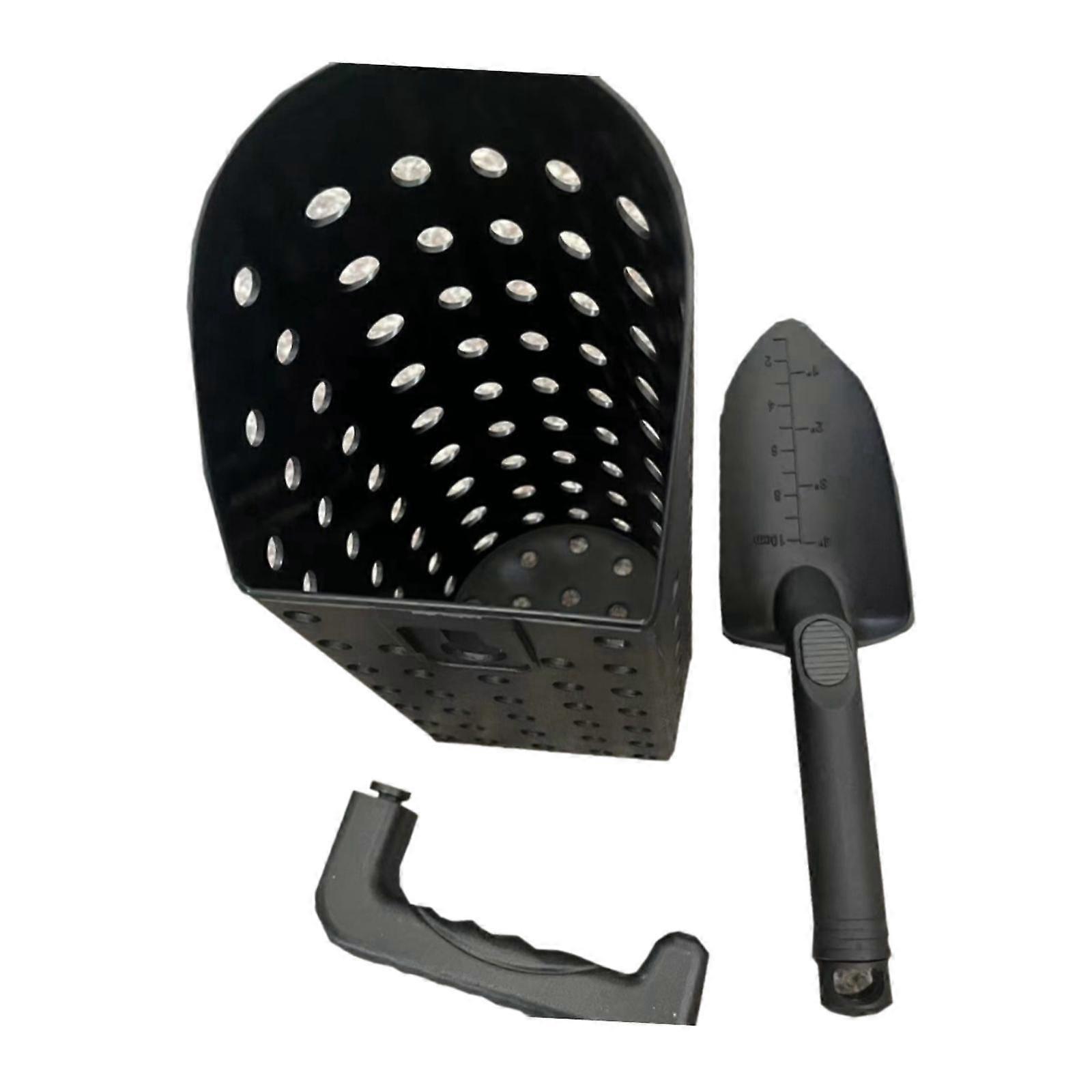Hourglass Shovel Set Portable Beach Tool for Hunting Picking up Beach