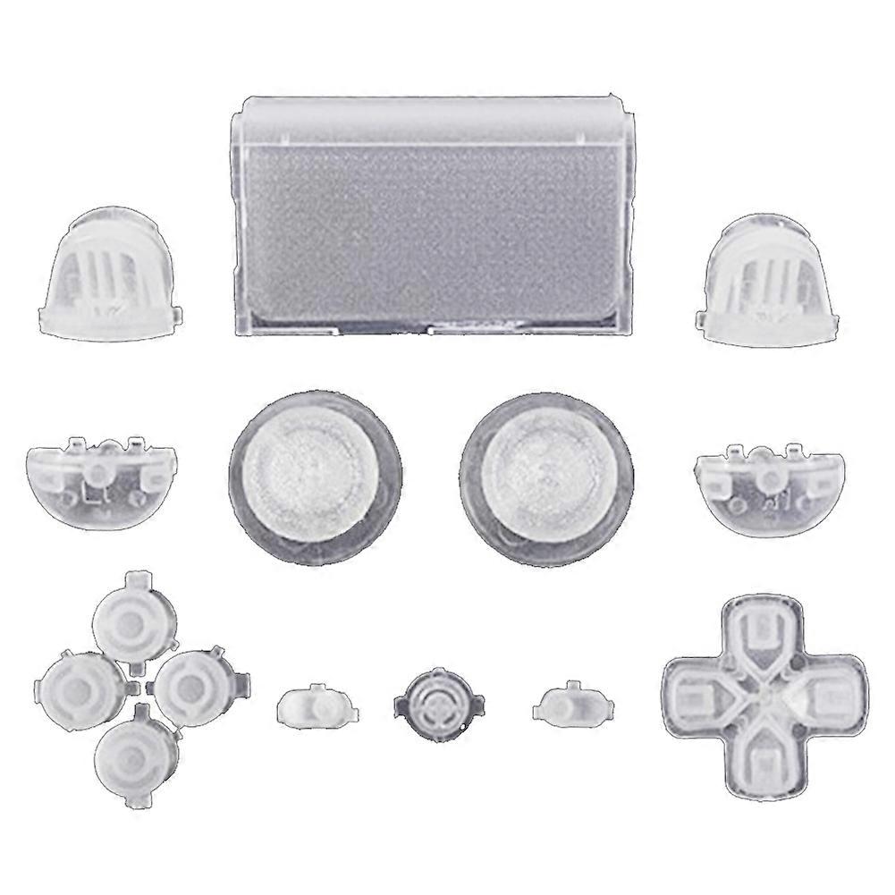 Full Set Glow in the Dark Buttons Cap Replacement Parts for Sony PS4 Controller