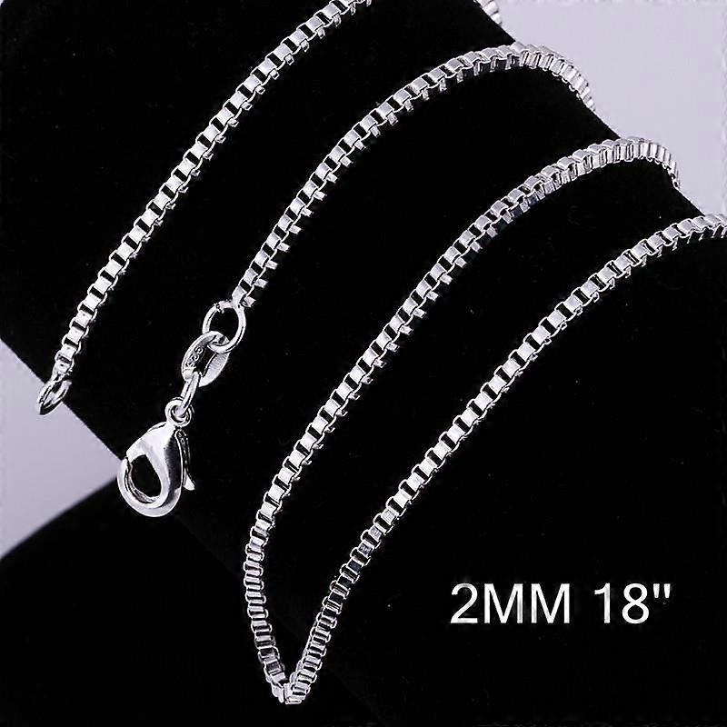 Chaîne En Argent Sterling 925 Unisexe - Pour Homme Et Femme - Neuf Avec étiquettes