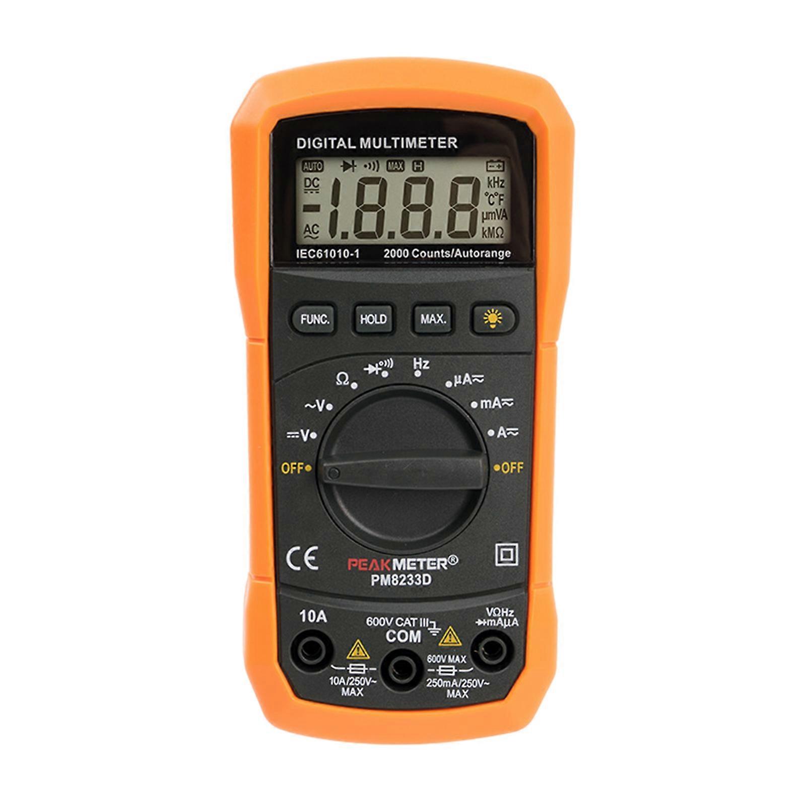 Digital Multimeter Meter Voltmeter DC AC Ammeter Portable Ammeter