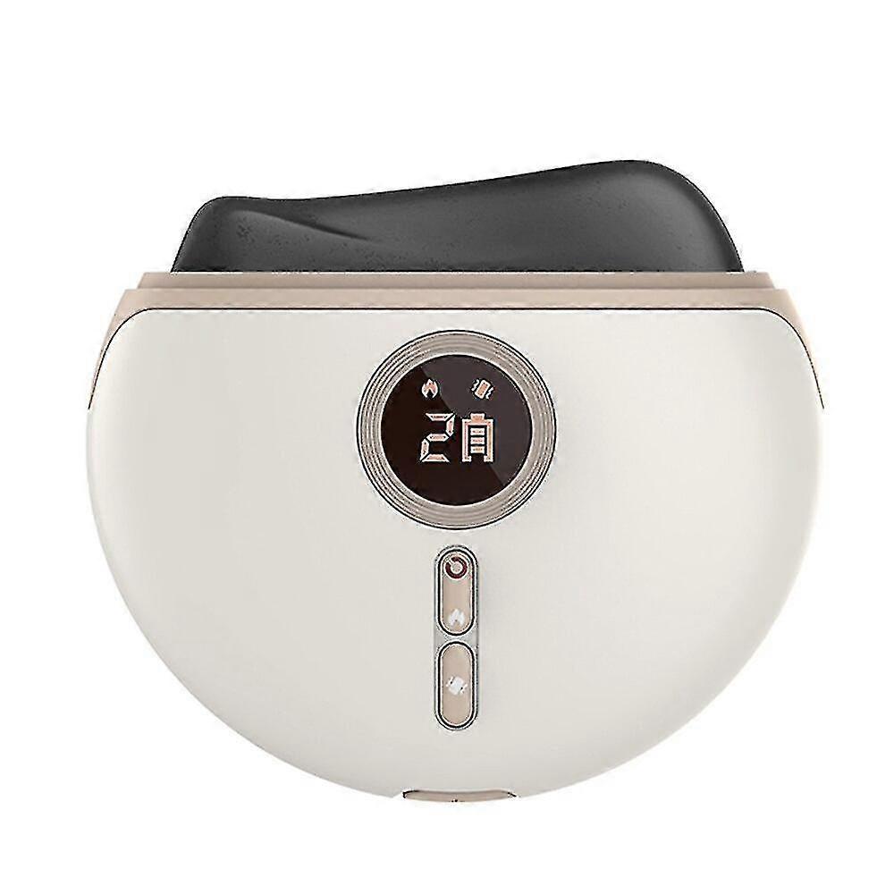 Ny elektrisk Gua Sha massager värme vibrationer nacke ansikte lyft röd infraröd antirynk ansikts hudvård massageverktyg gratis frakt