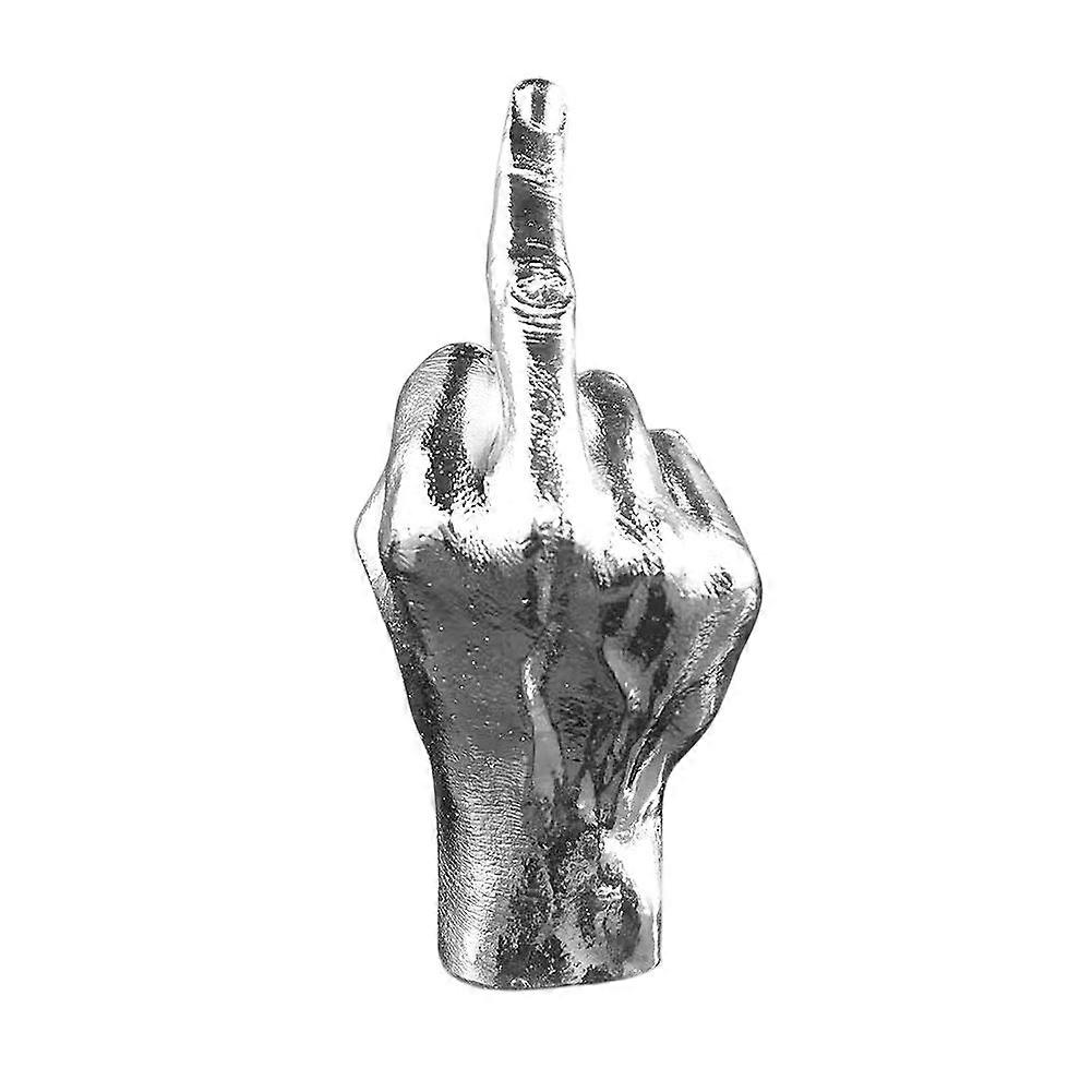Personalized Middle Finger Tabletop Decoration Funny Resin Middle Finger Statue Simple Home Desktop Ornament