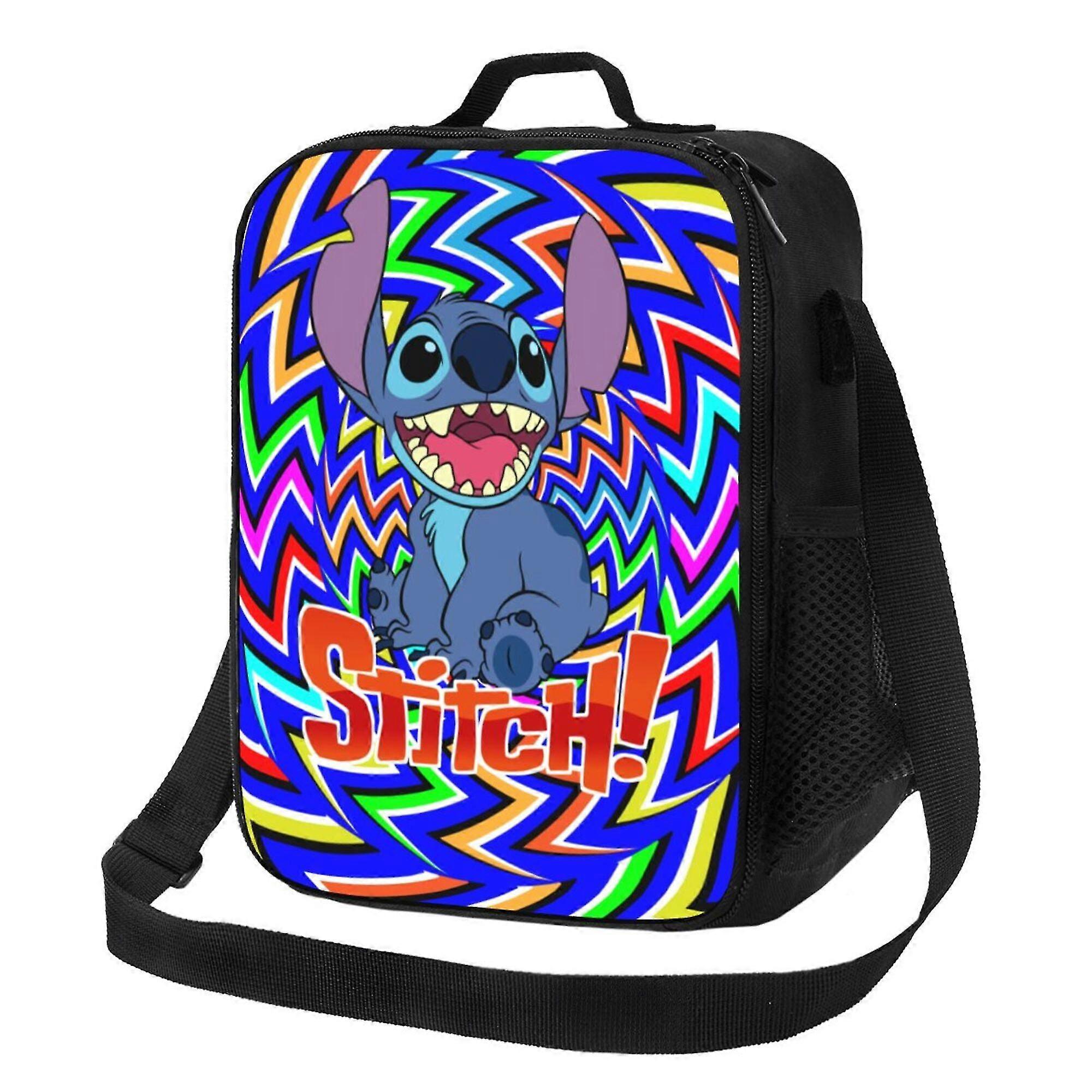 Stitch Lunch Bag Lunch Box Durable Lunch Tote Bag Portable Reusable Lunch Box Tote For Sport Picnic Cam -cnbv99