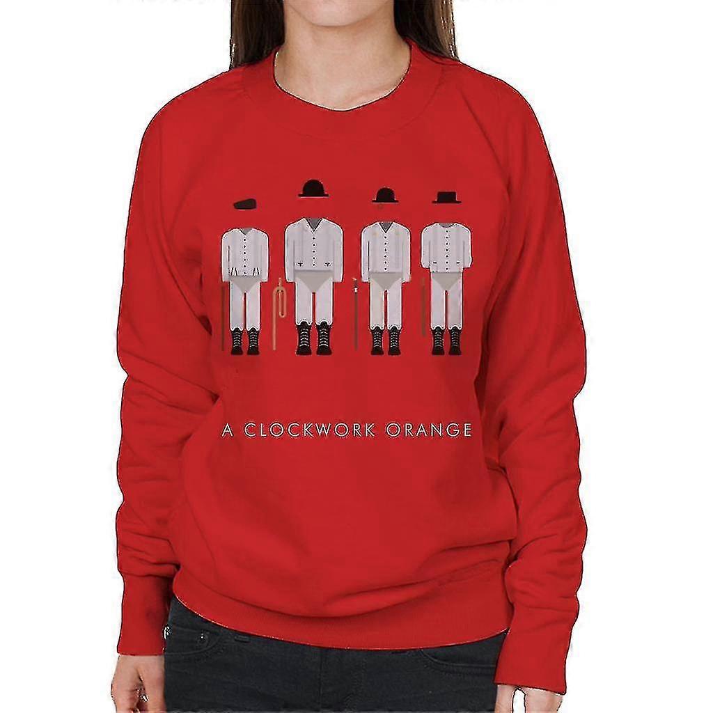 A Clockwork Orange Droog Outfit Silhouette Sudadera de mujer