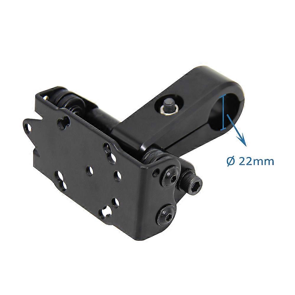 New Black Motorcycle Accessories For 22mm Handlebar GPS Mount With Handlebar Clamp Phone Bracket Holder