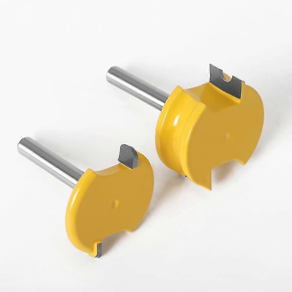 Canoe Flute And Bead Router Bits Set For Woodworking1setyellow