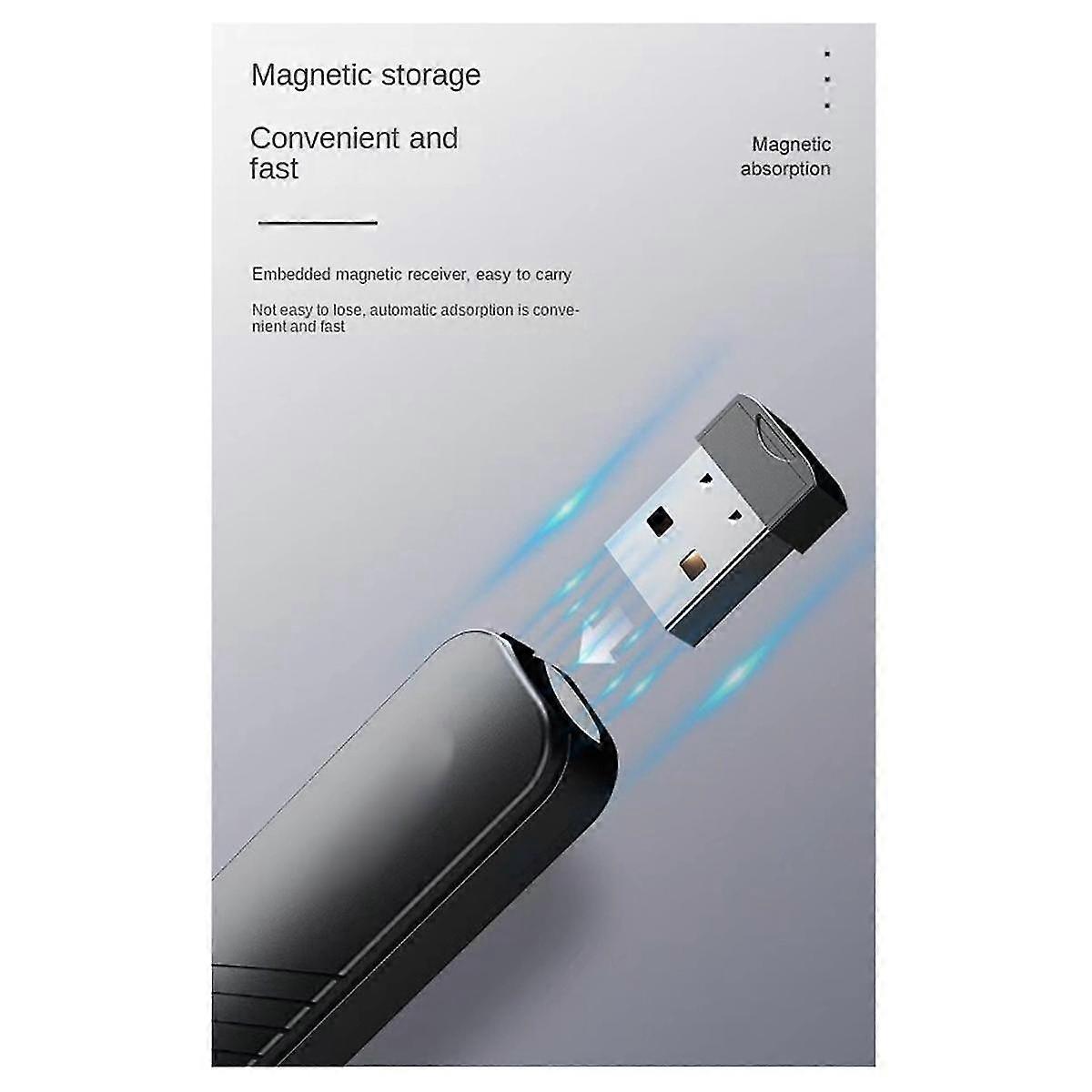 اللاسلكي مقدم فليب القلم 2.4 جيجا هرتز USB الضوء الأحمر تحول القلم لعرض باور بوينت الشريحة الوردي