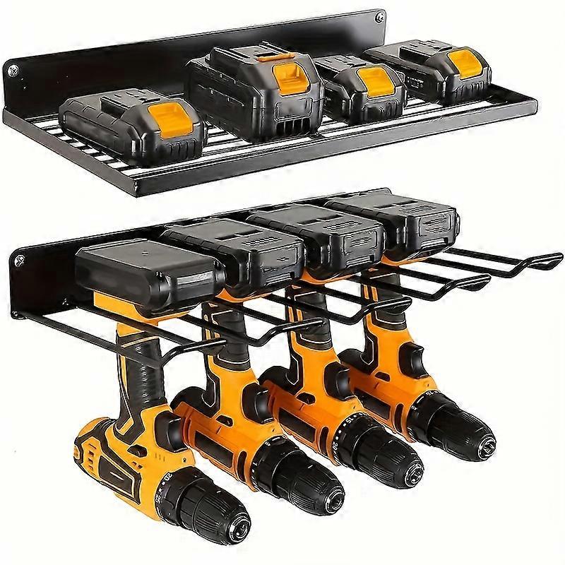 رف أداة مفك البراغي الكهربائي ، رف تخزين الأدوات المثبت على الحائط ، رف تخزين الحفر الكهربائي ، رف تخزين الأدوات