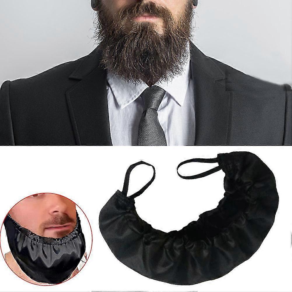 2pcs Beard Protector Cover Facial Beard Guard Bedtime Bib Beard Bandanna Apron Caps