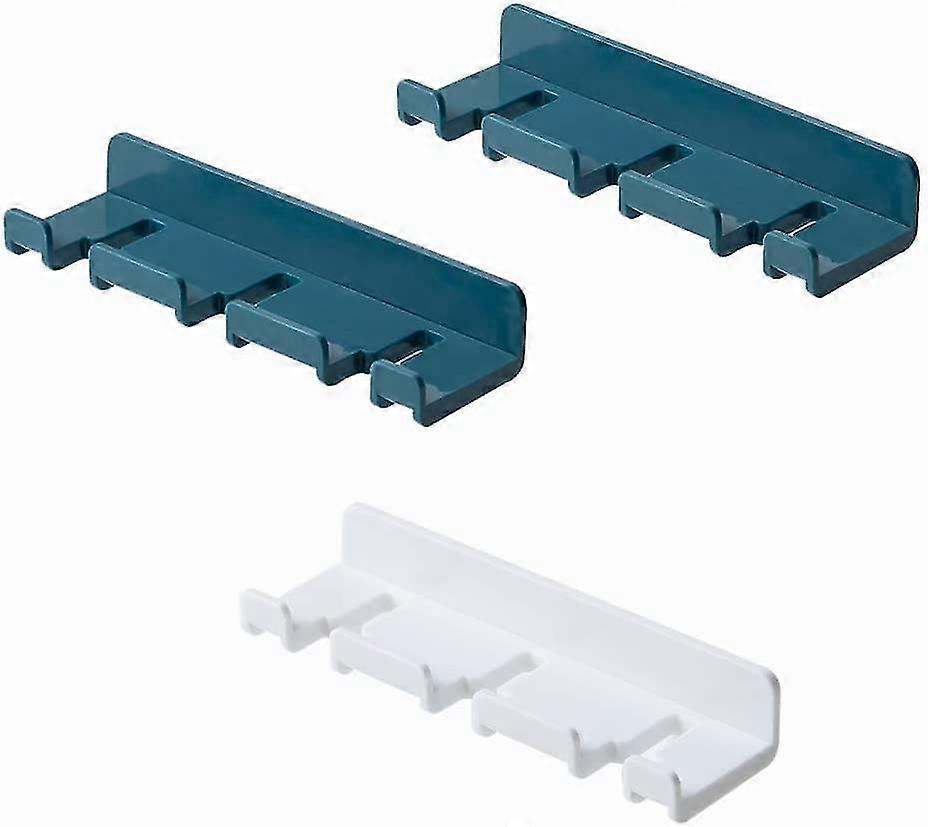 3pcs Iave Toothbrush Shaver Holders Multifunction Razor Holders Adhesive Wall