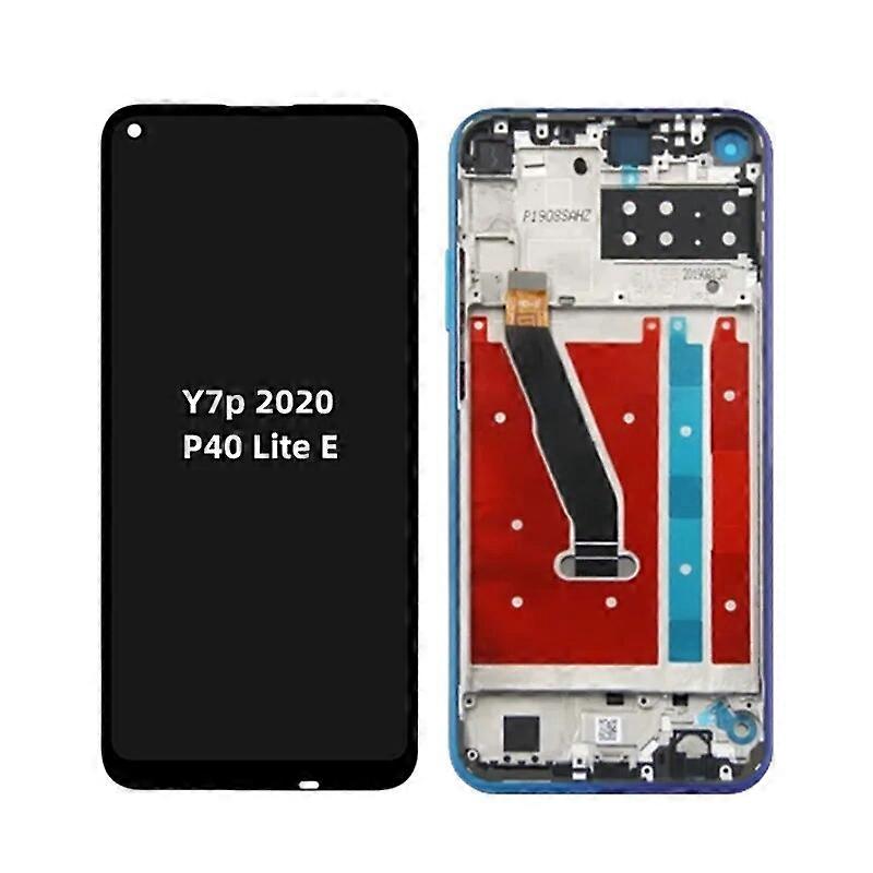 For Huawei Y7p 2020 P40 Lite E LCD ART-L28 With frame Mobile Phone Display Touch Screen Digitizer Assembly Replacement