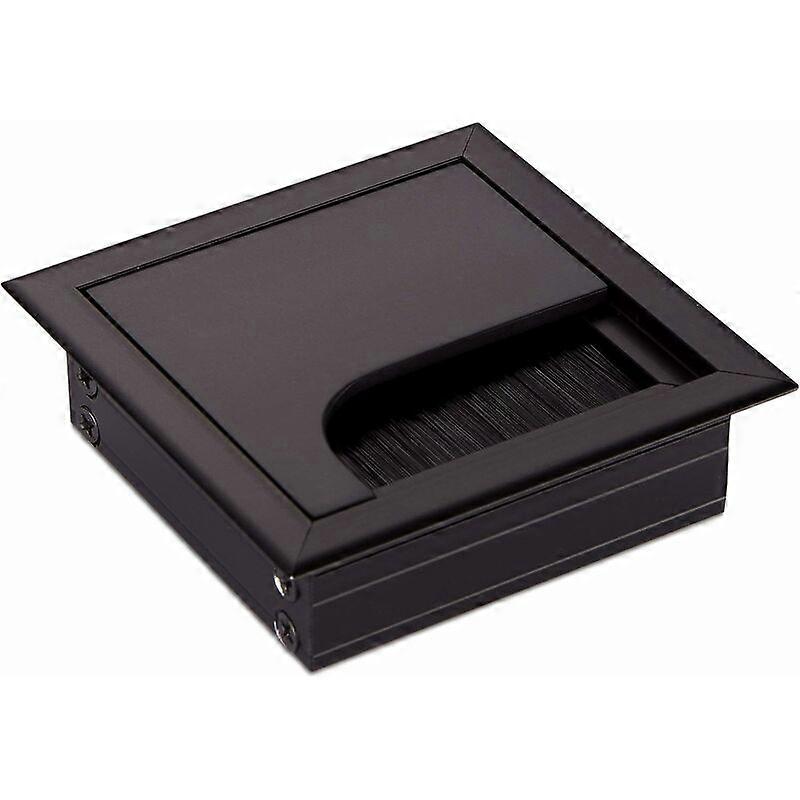 ケーブル交差 80 x 80 mm 角アルミニウム EV1 ブラック ケーブルパス ケーブル通路