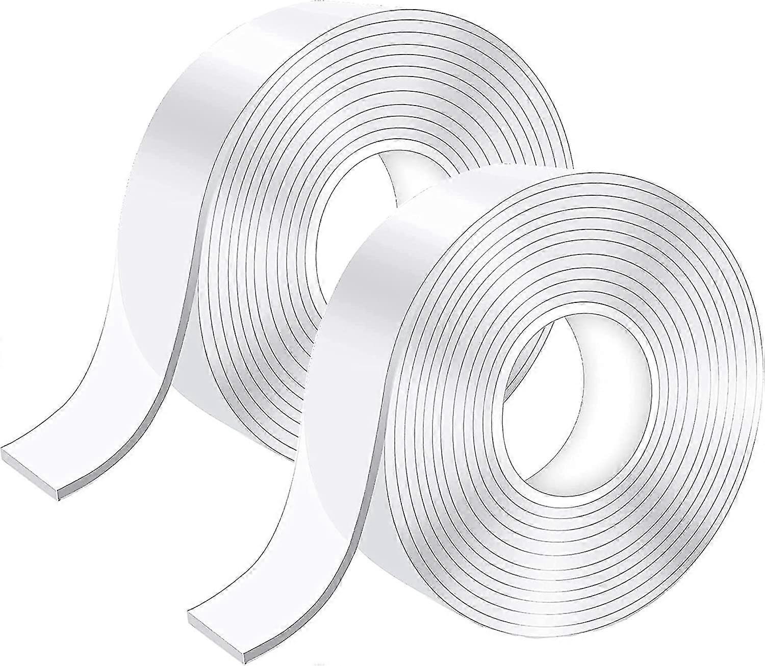 10m Extra Strong Double Sided Tape, Clear Washable Thin Nano Tape, Removable Traceless Non-slip Tape, Reusable Double-sided Gel For Carpet, Home Or Of