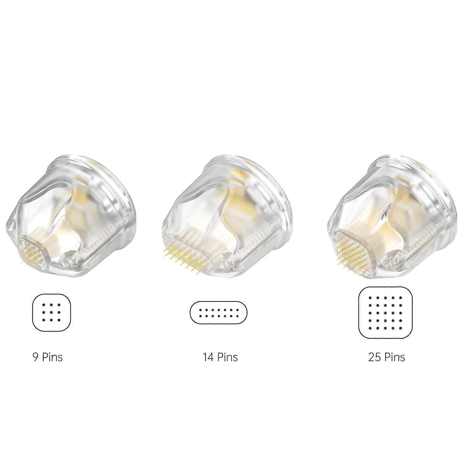 電動マイクロニードル器具Q2欧州規格+3本針(14ピン、25ピン、9ピン)