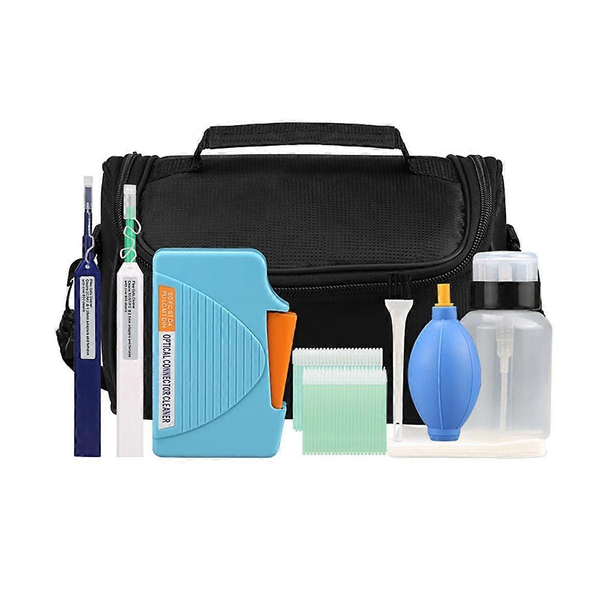 10 件光纤清洁套件光纤清洁工具，带 ST LC 用光纤清洁盒