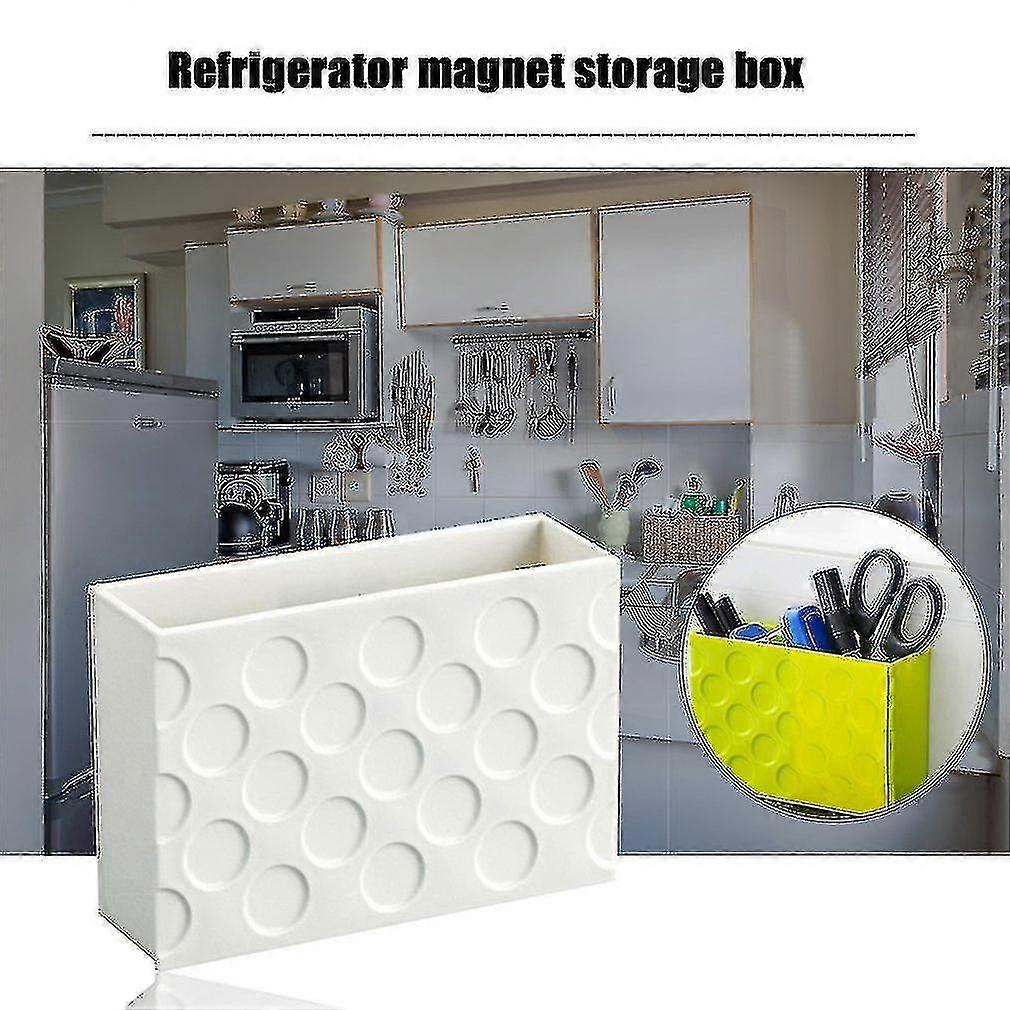 Creative Fridge Magnet Magnetic Storage Box Hanging Save Space Kitchen Container Shelf Tool Kitchenware Utensils Organizer Rack