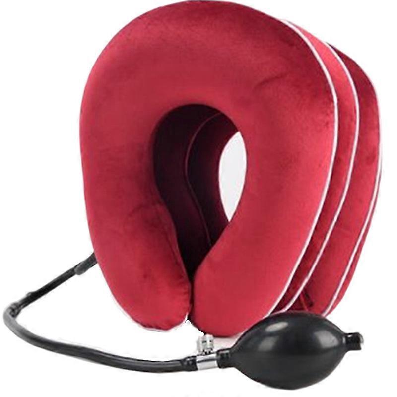 MIMIGO Cervical Neck Traction Device for Instant Neck Pain Relief - Adjustable Neck Stretcher Collar for Home Traction Spine Alignment