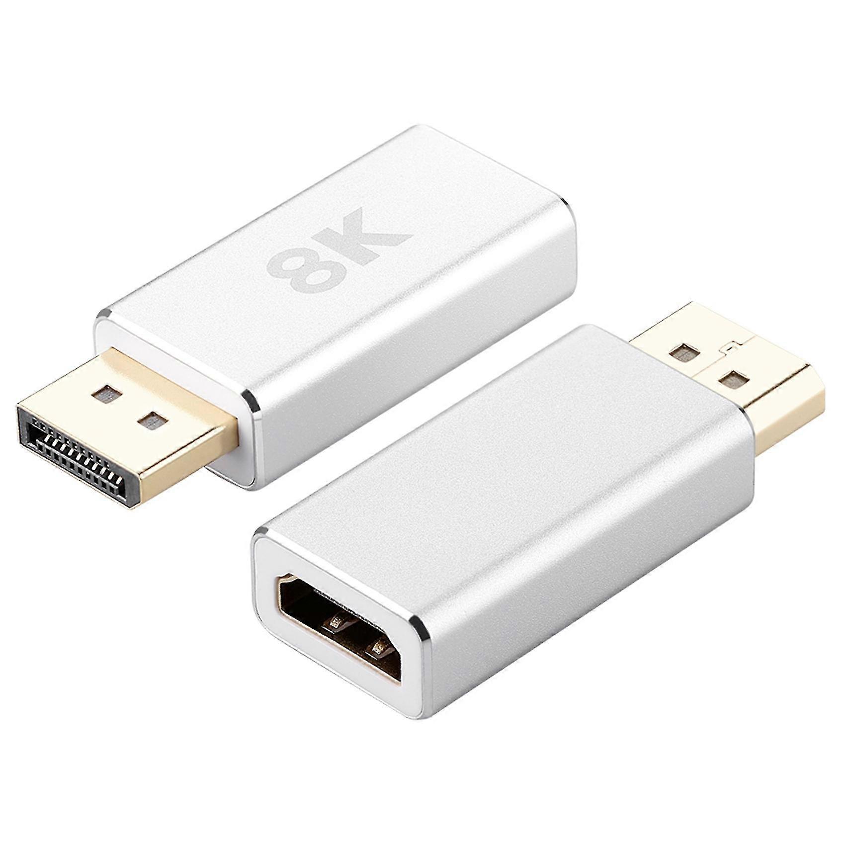 Active Standard Dp1.4 To -compatible 2.1 Adapter, Dp To -compatible Cable Converter, Support 8k@60h