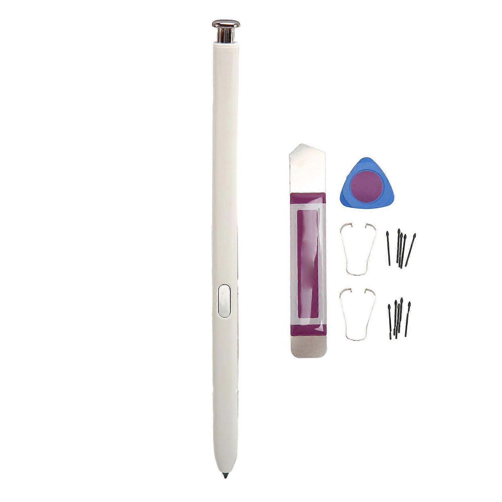 Stylus Pen Replacement with 10 Tips Precise Control Touchscreen Pen for Galaxy Note 20 Note 20 Ultra White