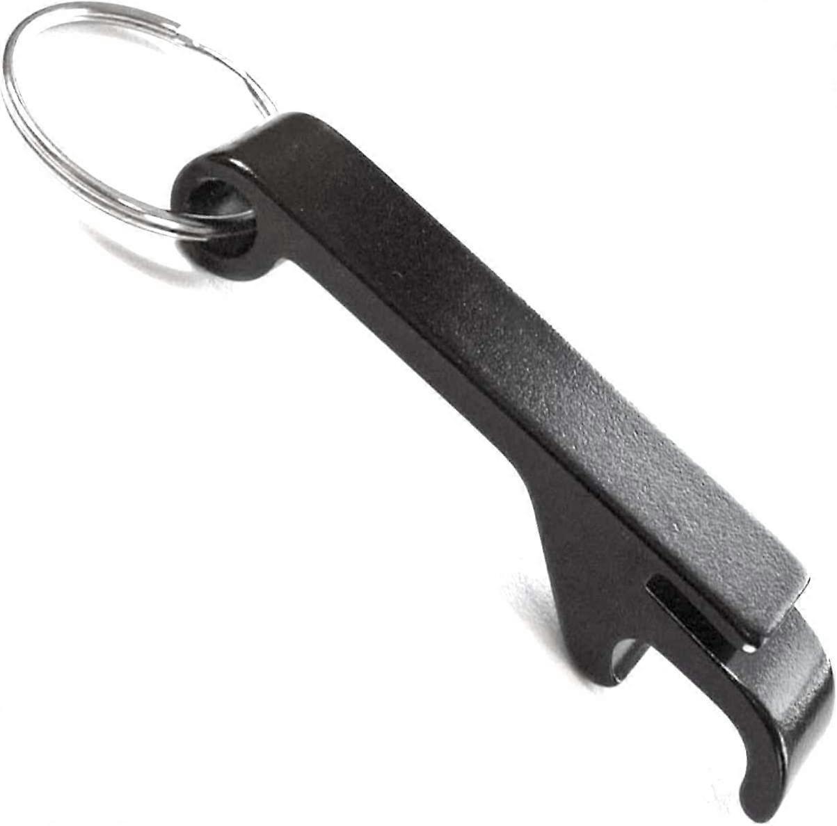 Black Bottle Opener Keyring Key Chain (black 1pc)