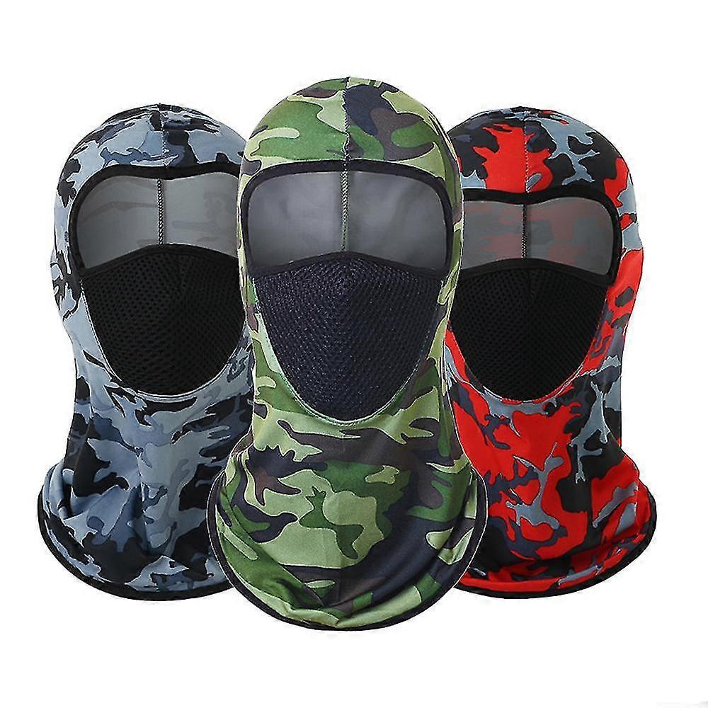 フェイスマスク 冬ウォームハットバラクラバフードタクティカルカモフルカバーロットマスク