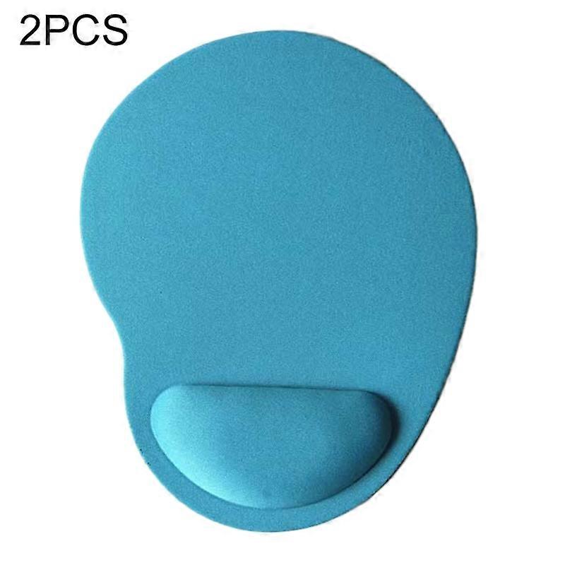 2 PCS Cloth Gel Wrist Rest Mouse Pad