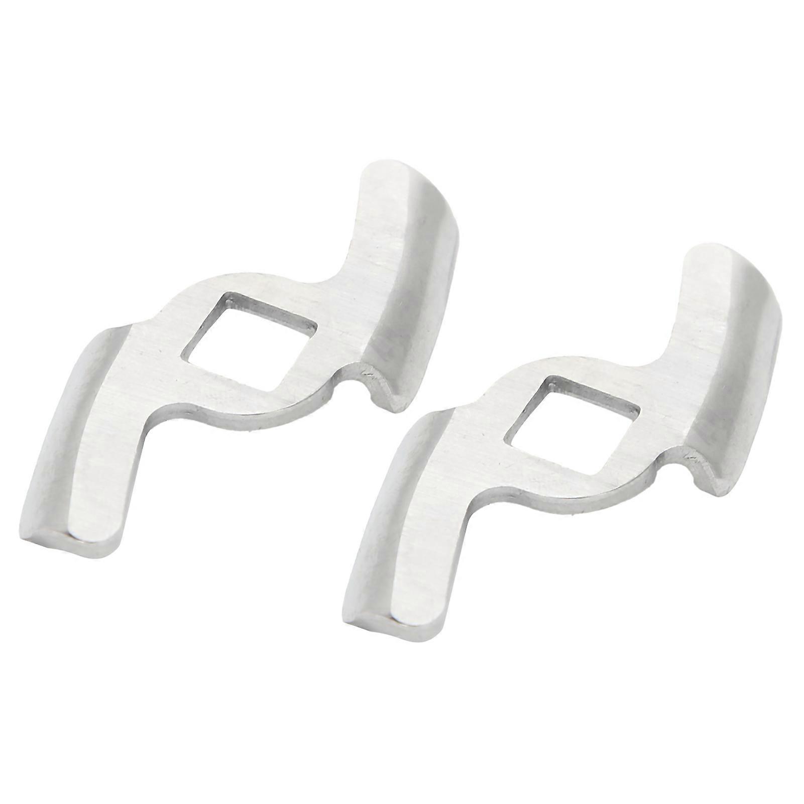 2Pcs Meat Grinder Blade 304 Stainless Steel Grinding Plate Disc Accessory for 5#/B Type Grinder(8MM Square Hole 2Blade )_Gifts and giveaways