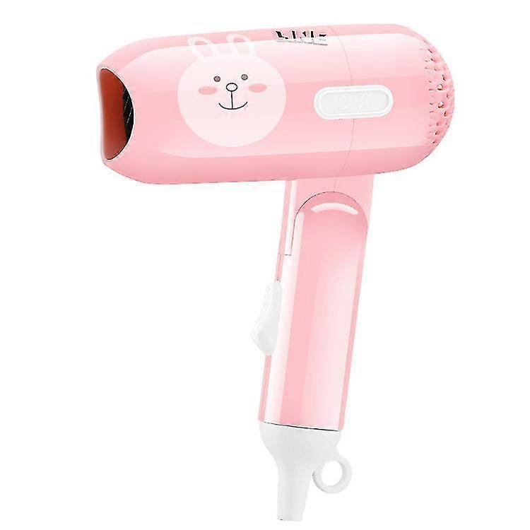 Mignon Cartoon Sèche-cheveux Étudiant Dortoir Pliable Deux Engrenages Sèche-cheveux Ménage Portable Mini Sèche-cheveux