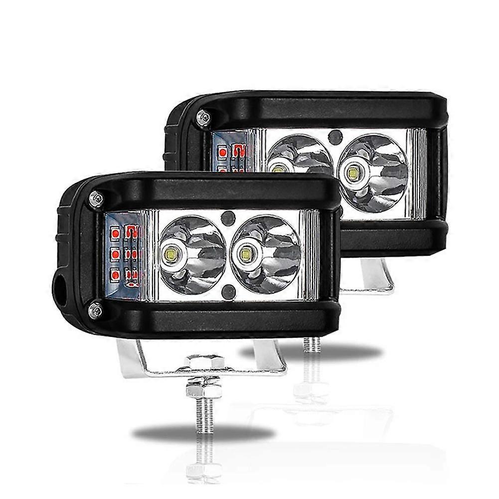 Heiße 2Pcs Led Arbeitslicht 42W Led Licht für Auto Led Licht Auto Arbeitslicht Bar Fahren Offroad Boot Auto Motorrad Stroboskop Scheinwerfer