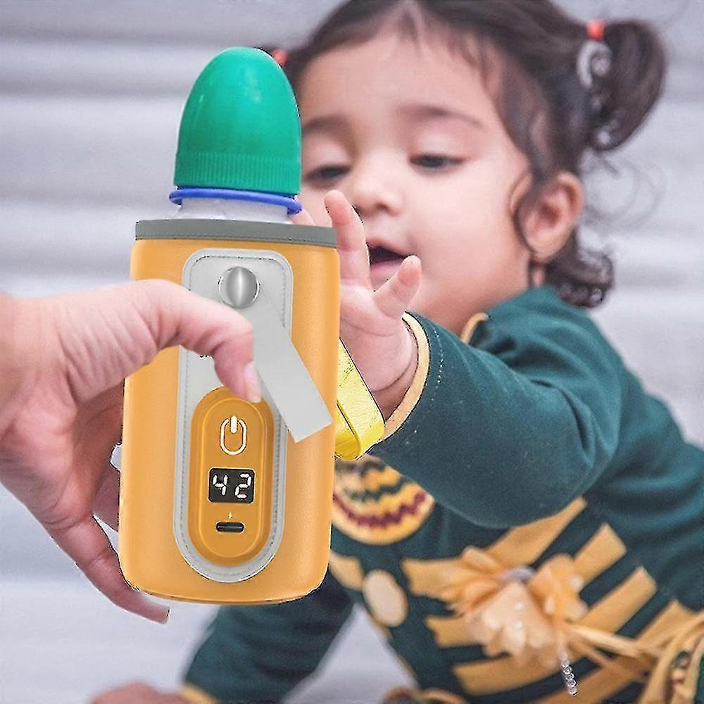 赤ちゃんの母乳、急速充電と車と旅行ボトルウォーマーの正確な加熱のためのUSBポータブルボトルウォーマー、自動絶縁ボトルウォーマーフォー