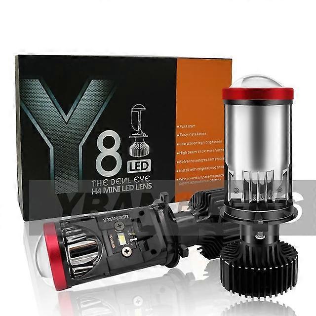 Canbus H4 LED Projector Mini Lens H4 Bi-LED Lenses Automobles Bulb Hi/Low Beam LHD RHD Headlight 12V Headlamp