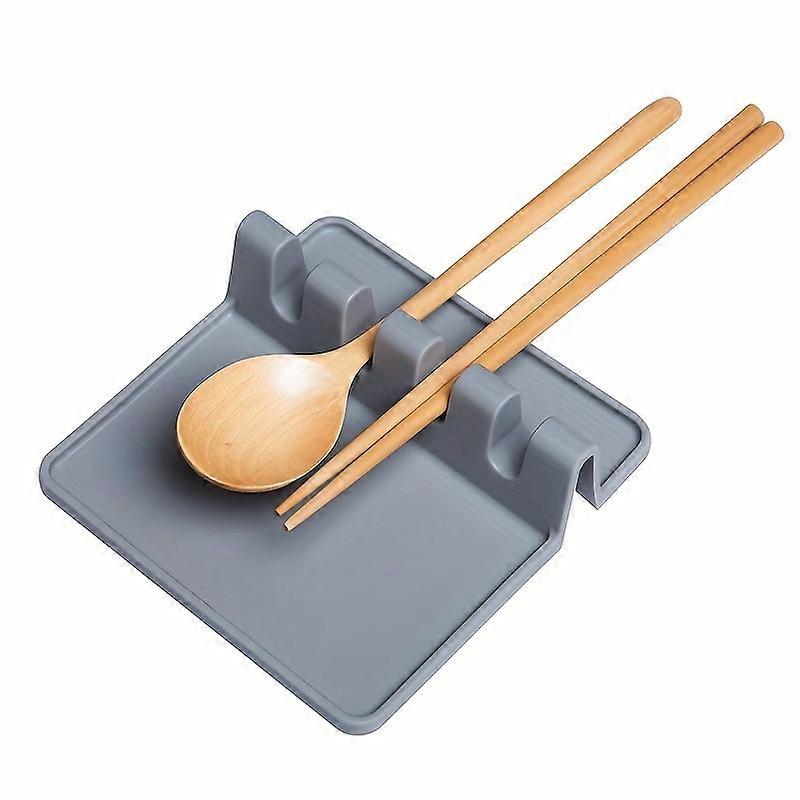 1pc Silicone Utensil Rest With Drip Pad, Suitable For Multiple Utensils, Heat Resistant, Spoon Rest And Spoon Rest, Kitchen Utensil Holder For Stove, 
