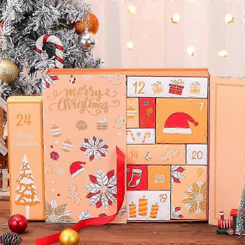 Empty Advent Calendar 2024, Empty Advent Calendars To Fill, DIY Advent Calendar Boxes To Fill, Fillable 24 Days Countdown Empty Advent Calendar With B