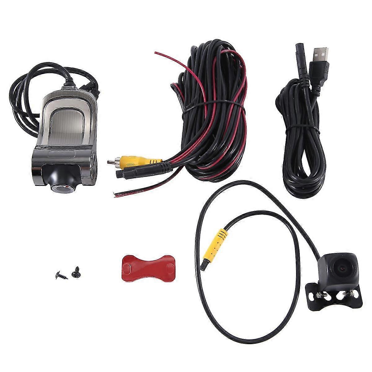 U6 Front And Rear Dual Recording Cameras Hd Driving Recorder Adas Reversing Visual General Car Supplies